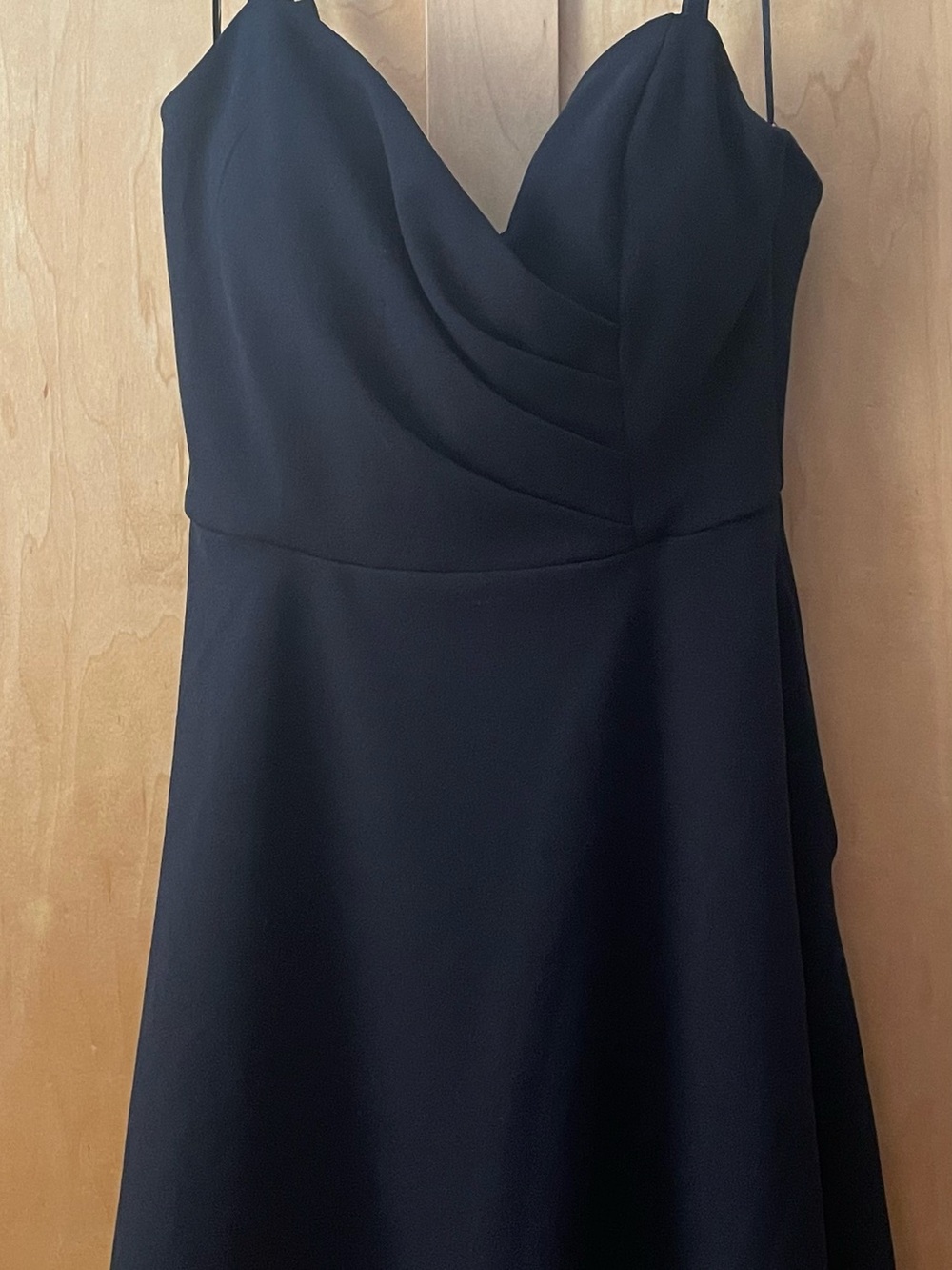 miami Black Strapless Sweetheart A-Line Dress